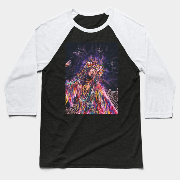 Persephone Baseball T-Shirt by visionarysea